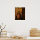 Grote Griekse pottenopslagpot op Cretan - pithos Poster (Keuken)