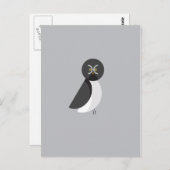 Grote grijze briefkaart (Voorkant / Achterkant)