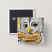 Grote Grijze Button voor ornlute (Voorkant /achterkant)