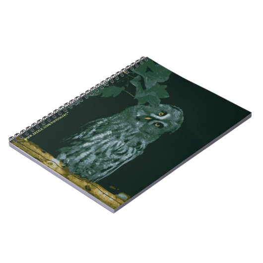 Grote Grijze Uil Notitieboek (Linkerzijde)