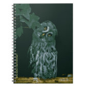 Grote Grijze Uil Notitieboek (Voorkant)