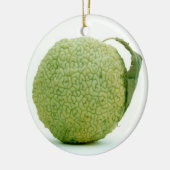 Grote Groene Appelbes Keramisch Ornament (Links)
