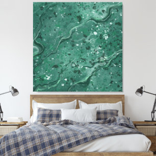 Grote groene marmeren muurkunst decoratie