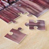 Grote groep van kleine lamingos legpuzzel (Zijkant)