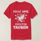 Grote grootloopduiven Cool grandpas ras p T-shirt (Design voorkant)