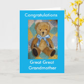 Grote Grootmoeder kaart (Gele Bloem)