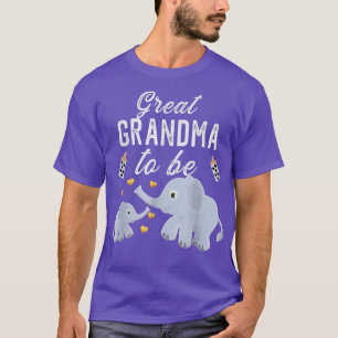 Grote grootmoeder om olifant Baby shower te zijn T-shirt