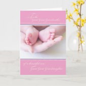 Grote grootouders, roze gefeliciteerd kaart (Gele Bloem)