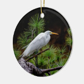 "Grote grot in de vlucht" Keramisch Ornament (Links)