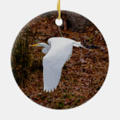 "Grote grot in de vlucht" Keramisch Ornament (Achterkant)