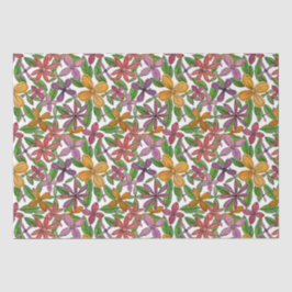 Grote grote bloemen tissuepapier