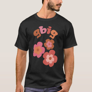 Grote grote kleine Sorority Familie die bloemen af T-shirt