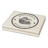 Grote handgetekende-bakkerij-bakkerij rubberstempel (Stempel)