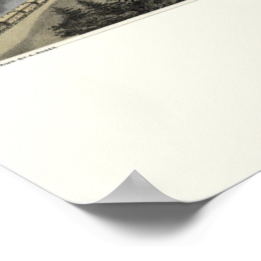 Grote Haven, MI Panorama Map - 1868 Poster (Hoek)