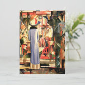 Grote heldere showcase van August Macke Feestdagenkaart (Staand voorkant)