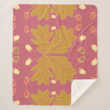 Grote herfst eikenbladeren en eikels