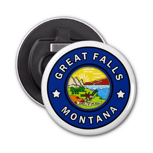 Grote Herfsten Montana Button Flesopener (Voorkant)