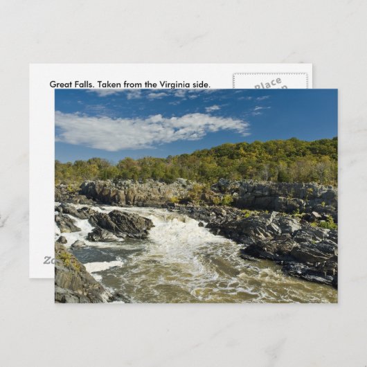 Grote Herfsten Virginia Briefkaart (Voorkant / Achterkant)