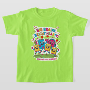 Grote hersenen, heldere harten - 1e en 2e klas bac t-shirt