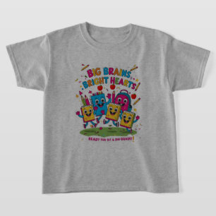 Grote hersenen, heldere harten - 1e en 2e klas bac t-shirt