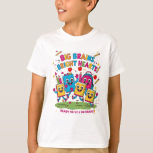 Grote hersenen, heldere harten - 1e en 2e klas bac t-shirt