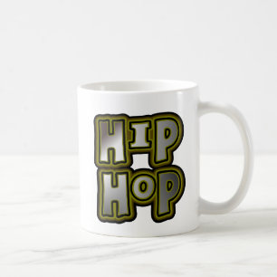 Grote Hip Hop Graffiti Multi-Color, Metal Effects Koffiemok