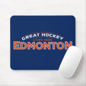 Grote Hockey Edmonton Blue Muismat (Met muis)