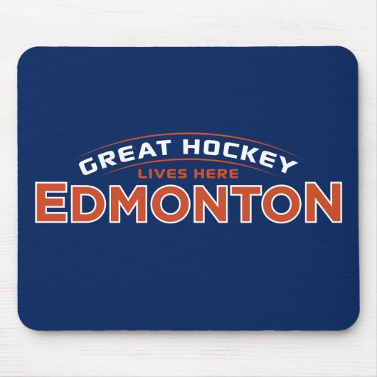 Grote Hockey Edmonton Blue Muismat (Voorkant)