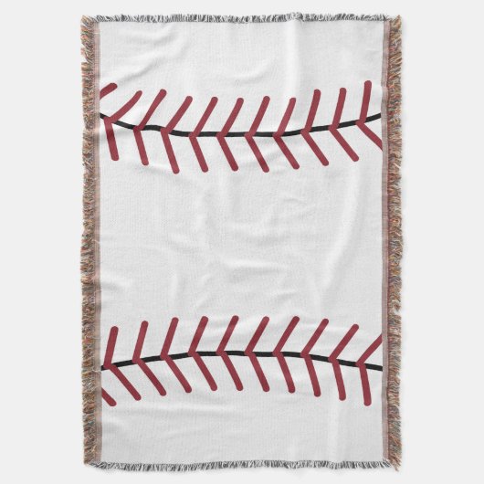 Grote honkbal werp deken (Voorkant Verticaal)