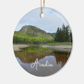 Grote Hoofdreflectie bij Sand Beach Keramisch Ornament (Links)