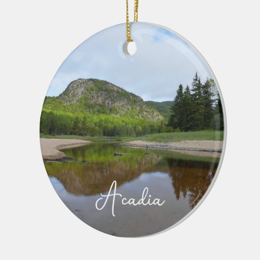 Grote Hoofdreflectie bij Sand Beach Keramisch Ornament (Links)