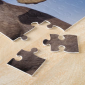 grote hoornschaap, bergschaap, Ovis canadensis, Legpuzzel (Zijkant)