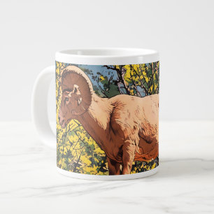 grote hoornschaapskooi extra grote beker