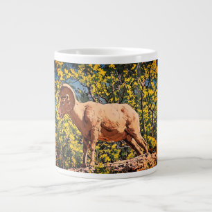 grote hoornschaapskooi extra grote beker