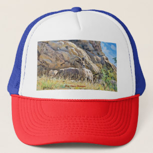 grote hoornschapen trucker pet