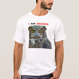 Grote hoornvlies glimlachen t-shirt