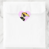 Grote Hornbill Hart Sticker (Tas)