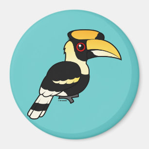 Grote Hornbill Magneet