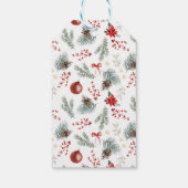 Grote Hotel Kersttrap Cadeaulabel (Achterkant)