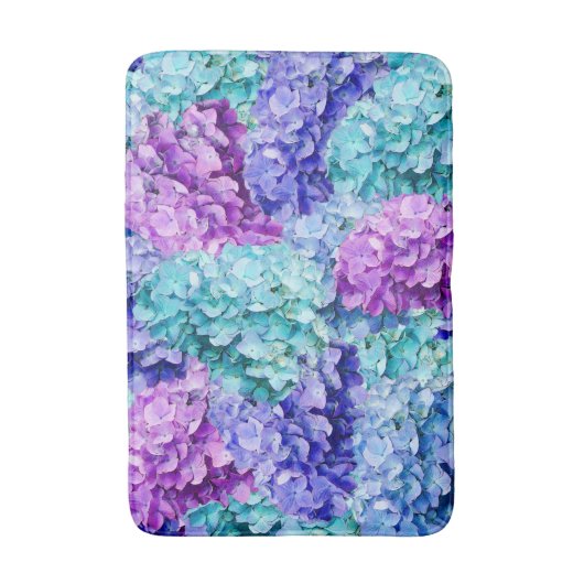 Grote hydrangea-bloesems badmat (Voorkant Verticaal)