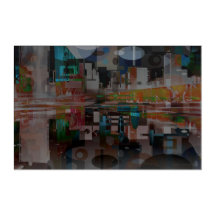 (Grote) II C.E. stadsomvang digitale abstracte