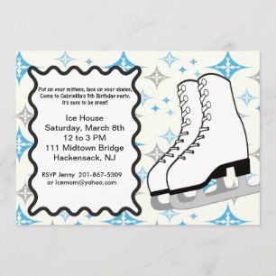 Grote IJs-schaatsen Aannodiging van de Dag Kaart