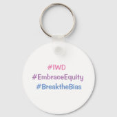 Grote Internationale Vrouwendag - 8 maart Sleutelhanger (Achterkant)