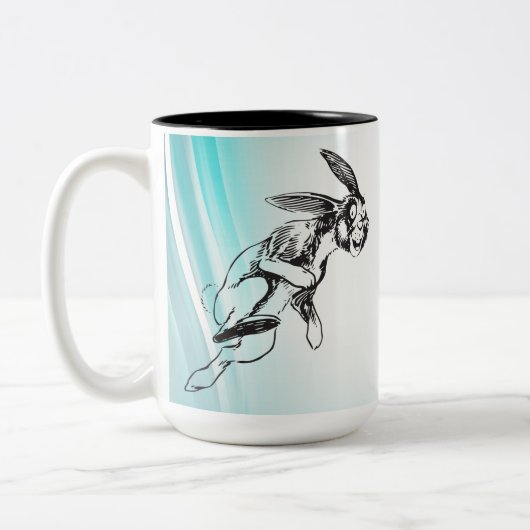 Grote Jack Rabbit Coffee Mok (Links)