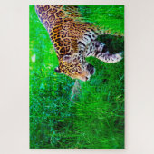 Grote Jaguar Kata's Legpuzzel (Verticaal)