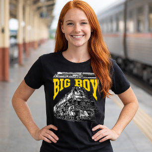 Grote Jongen 4014 Union Pacific Klasse 4000. Stoom T-shirt
