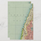 Grote kaart van Israël (Voorkant / Achterkant)