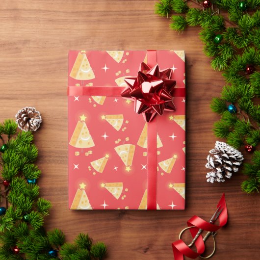 Grote Kaas Kerstkaart Cadeaupapier (Feestdagen Geschenken)