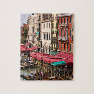 Grote Kanaal van Venetië Italië met gondelboten Legpuzzel