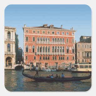 Grote Kanaal, Venetië, Veneto, Italië Vierkante Sticker